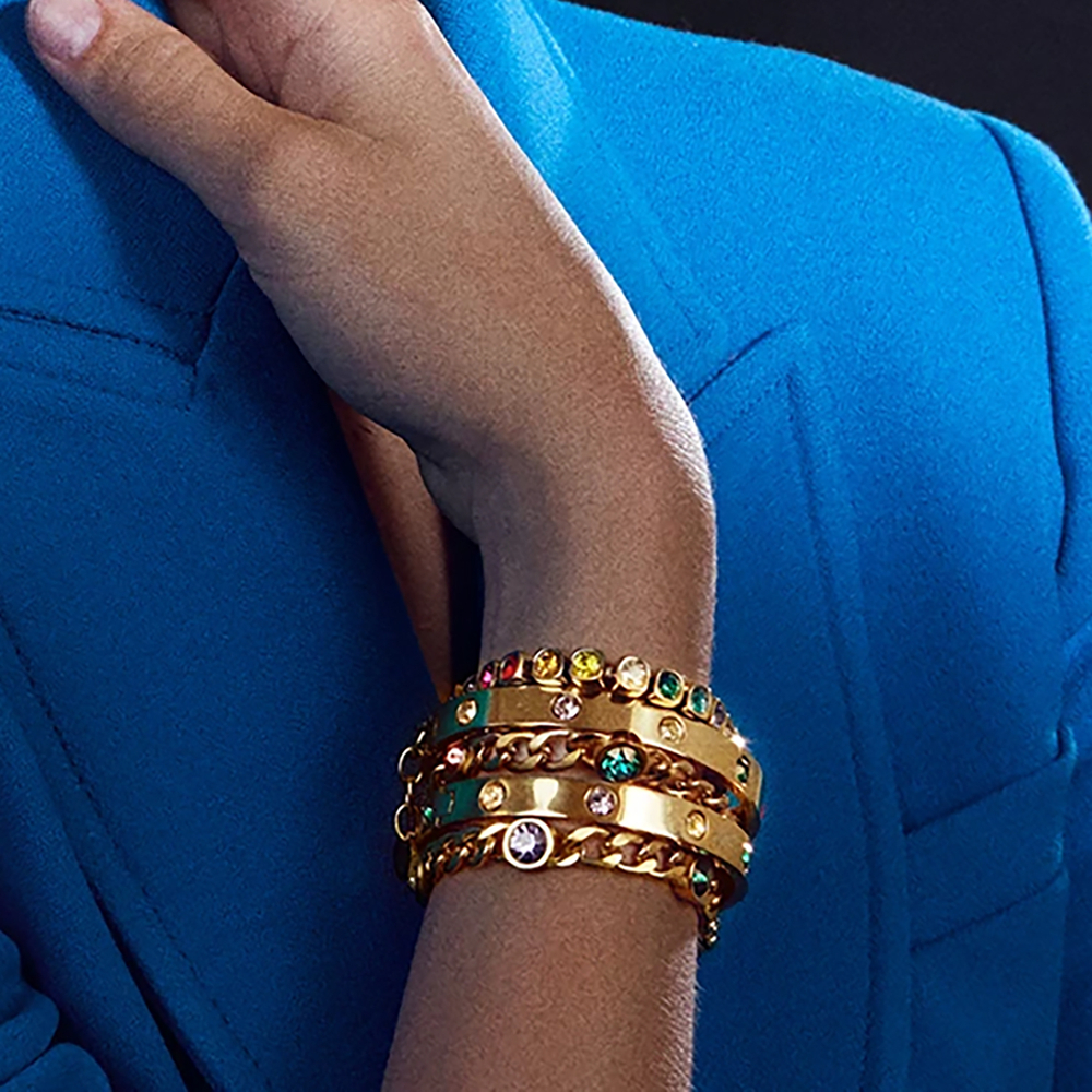 Браслет Dyrberg Kern BELLA II SG CRYSTAL 390137