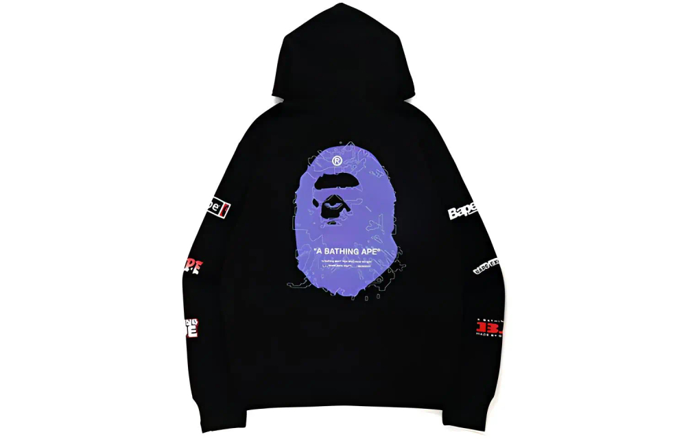 A Bathing Ape Big Ape Head Digital Mosaic Relaxed Fit Full Zip Худи