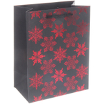Пакет подарочный «Сказочные снежинки» 23*18*10 см