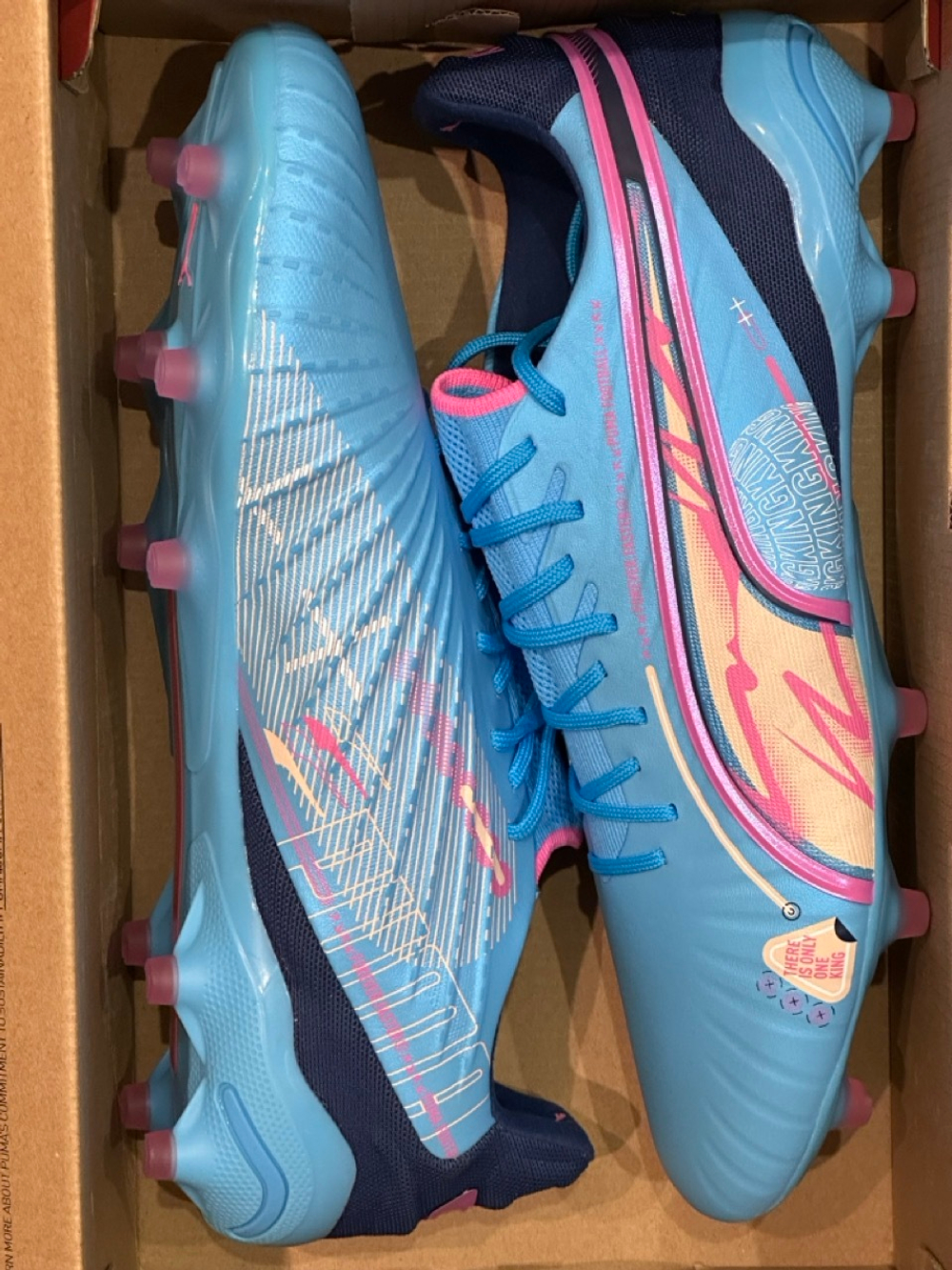 Бутсы Puma King Ultimate FG/AG - синий