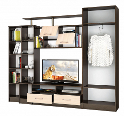 Стенка в гостиную Оскар-5, ясень шимо