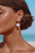 Двойные серьги-трансформеры  «Лунный цикл»