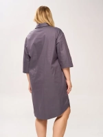 Платье-рубашка с карманами