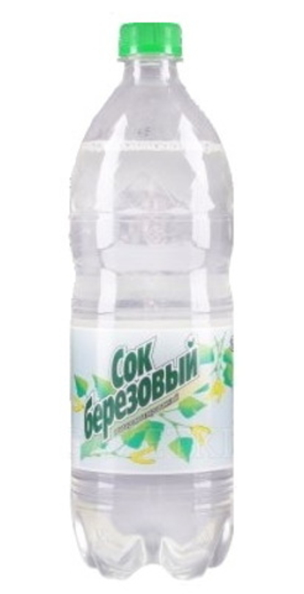 Сок березовый газированный с сахаром 1л. Минск