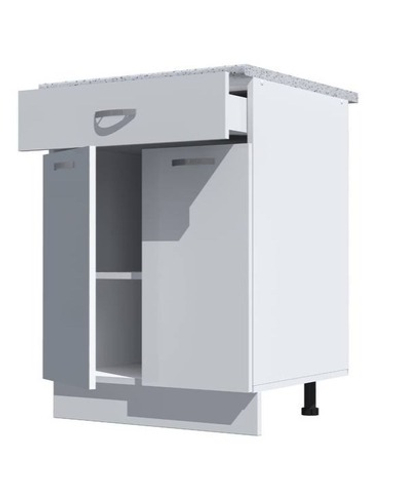 Тумба с ящиками и столешницей напольная