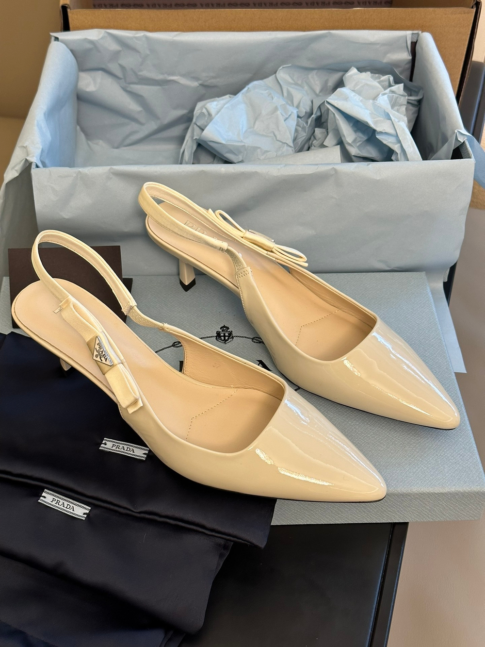 Prada Slingbacks 4.5 cm