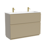 Тумба напольная Sancos Folk Floor 1190х445х850, c двумя ящиками оснащенными доводчиками, Капучино, арт.FL120FCP