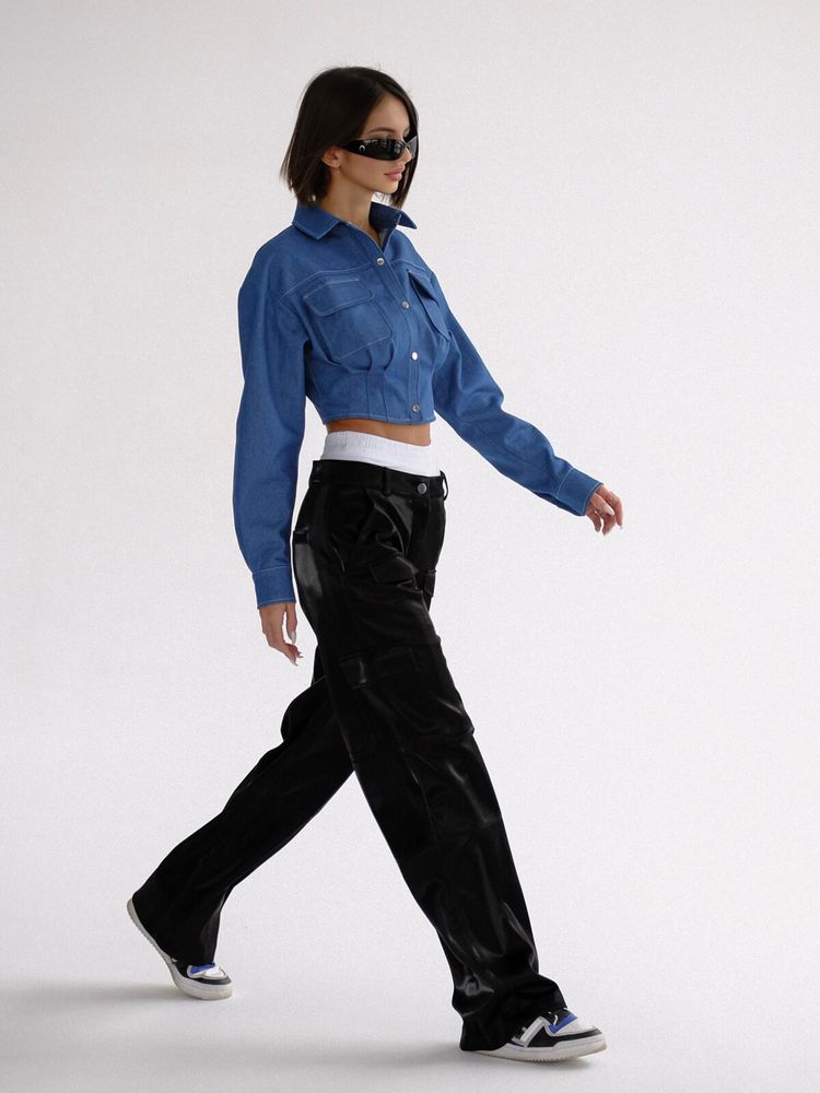 Укороченная рубашка-корсет Gigi