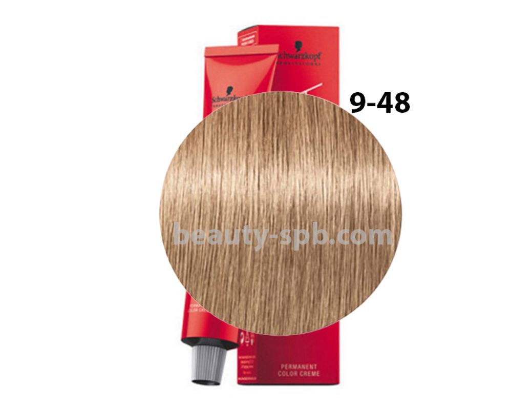 Schwarzkopf Professional краска для волос Игора цвет 9-48 Блондин бежевый красный 60мл