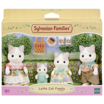 Sylvanian Families - Семья кошек цвета латте 5738 / артикул   5738  / GTIN 5054131057384