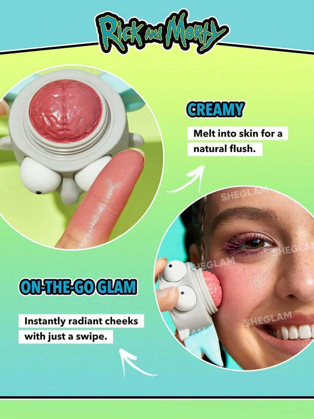 Rick And Morty X SHEGLAM Mr. Sanchez Cream Blush