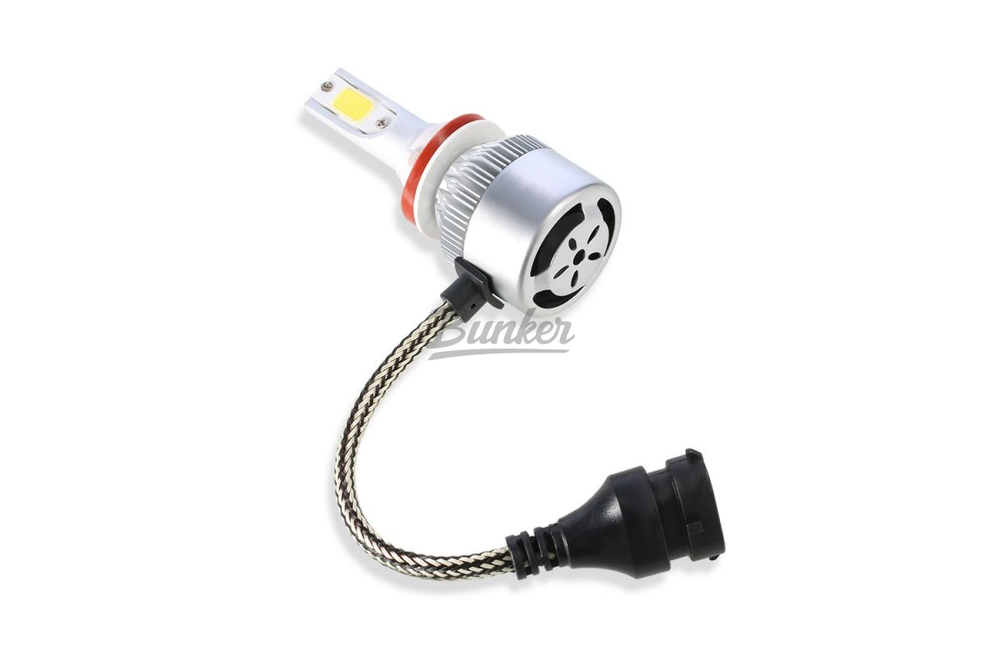 Светодиодные лампы C6, цоколь PSX24W (эконом) в головной свет, (компл)