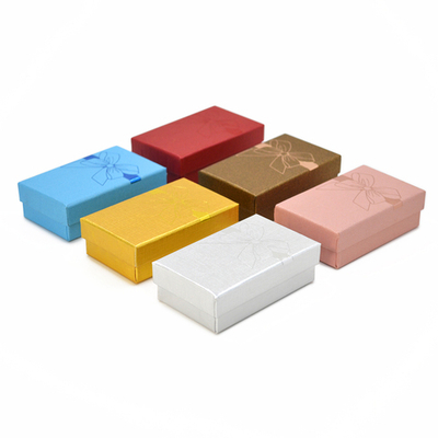 Футляр картонный прямоугольный, ассорти (6х4шт), серия "Подарочная" (№5)