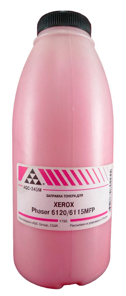 Тонер XEROX Phaser 6120/6115MFP Magenta (фл. 175г) (AQC-США) фас.Россия