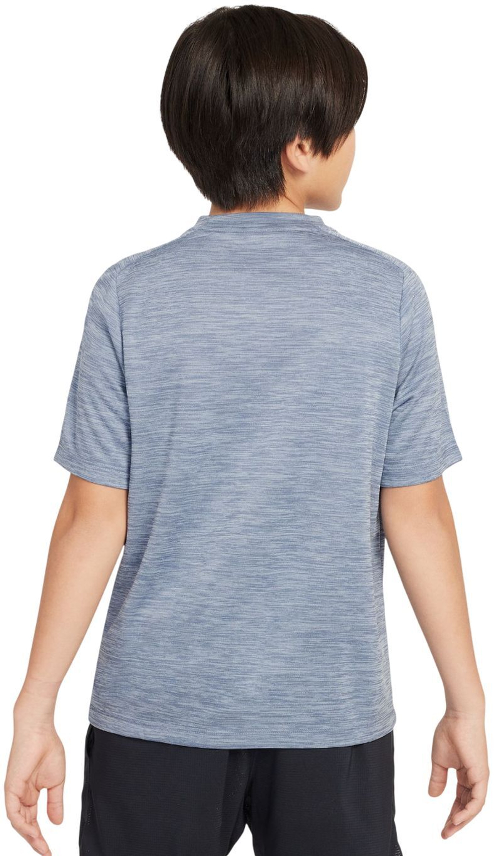 Детская теннисная футболка Nike Boys Multi Dri-FIT Short-Sleeve - world indigo/celestine blue/white