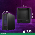 Корпус Oklick OCC-MD302 черный без БП