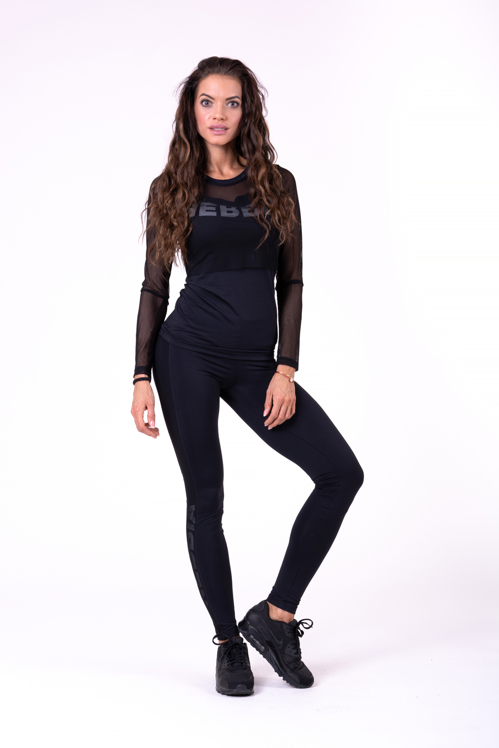 Женские лосины Nebbia Flash-Mesh leggings 663 black