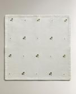 ZARA HOME САЛФЕТКИ С ВЫШИВКОЙ (2 ШТ.), ЭКРЮ