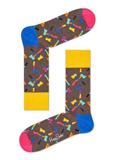 Носки унисекс Axe Sock с принтом в виде топориков (Размер: 29) (Цвет: синий)