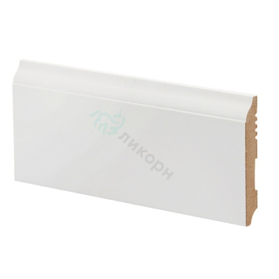 Плинтус Ликорн Напольный Белый К-18 82х12 мм