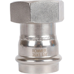 ROMMER Переходник с накидкой гайкой 35x1 1/4" из нержавеющей стали прессовой
