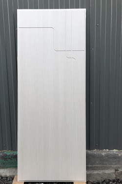 Входная металлическая дверь RеX (РЕКС) 13 Бетон тёмный / ФЛ-246 Лиственница беж