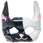 Шар Фольгированный Маска Котик (Черный)