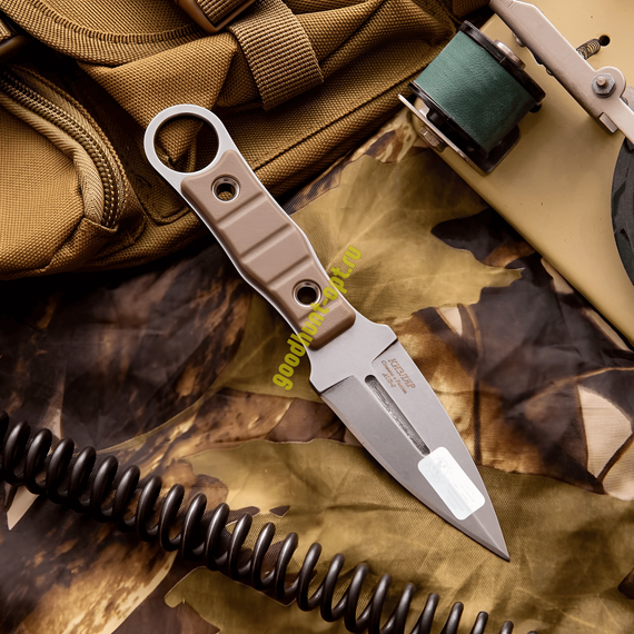 Тактический Нож ШИП AUS-8 туристический Бежевый