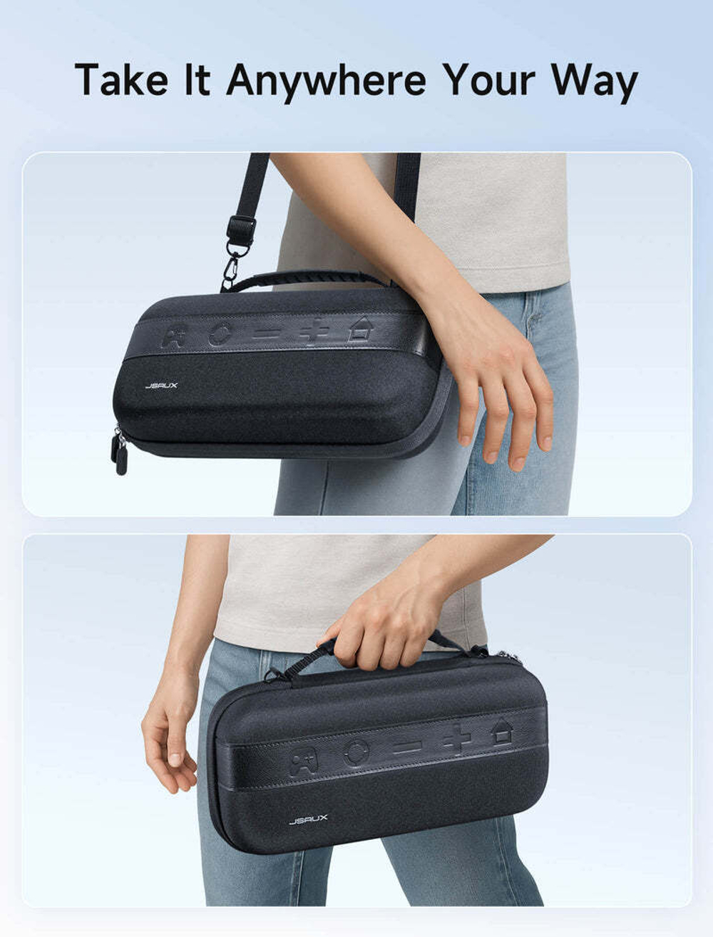 Чехол MegaCarry JSAUX BG0122 для Switch 2, черный