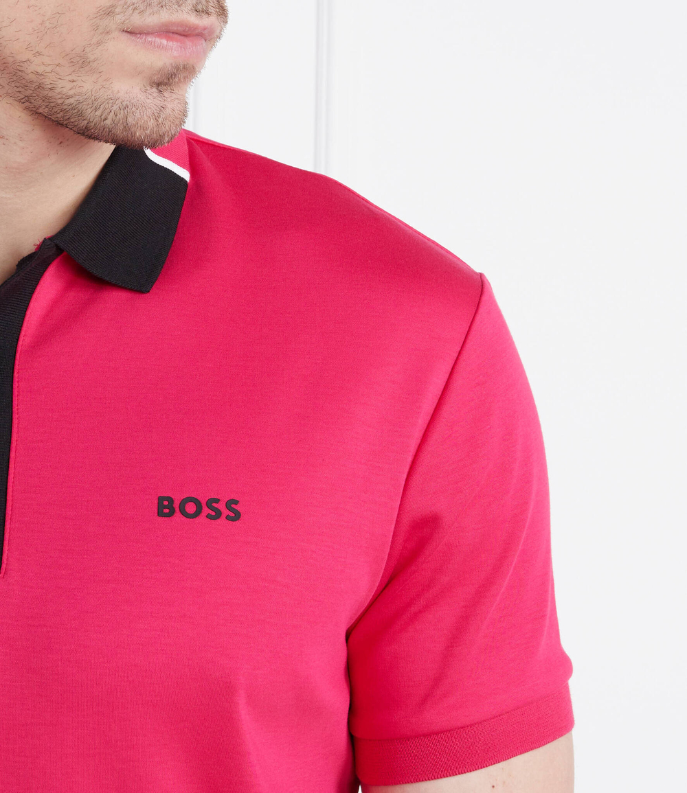 поло paddy 3 BOSS GREEN - малиновый(50488801)