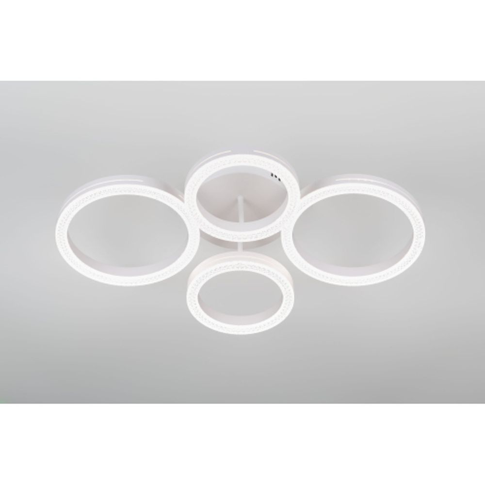 Светильник потолочный светодиодный Rivoli Juniper 6187-702 LED 75 Вт 3000-6000К белый с пультом | Rivoli