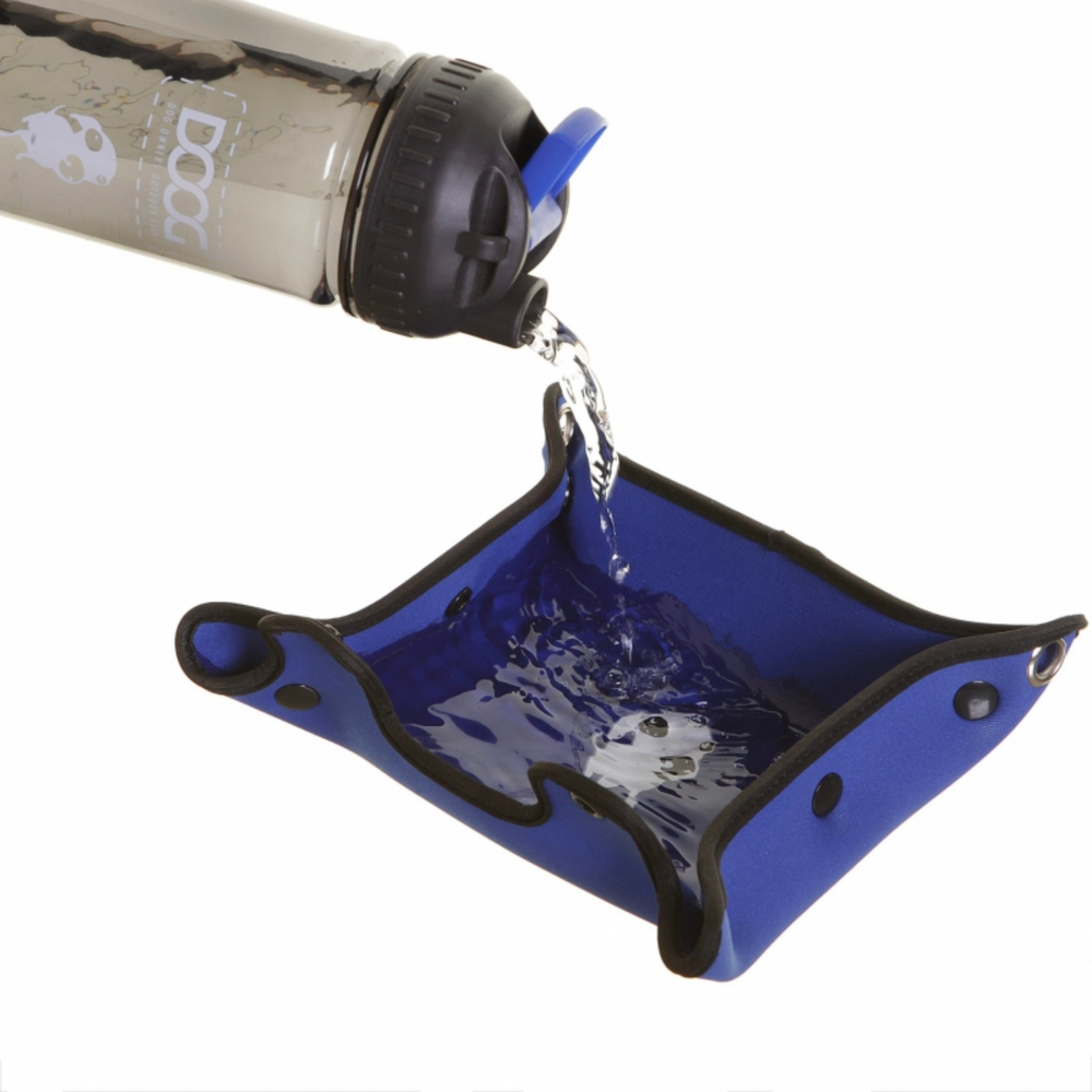 Комплект дорожный для собак: бутылка 600мл + миска DOOG