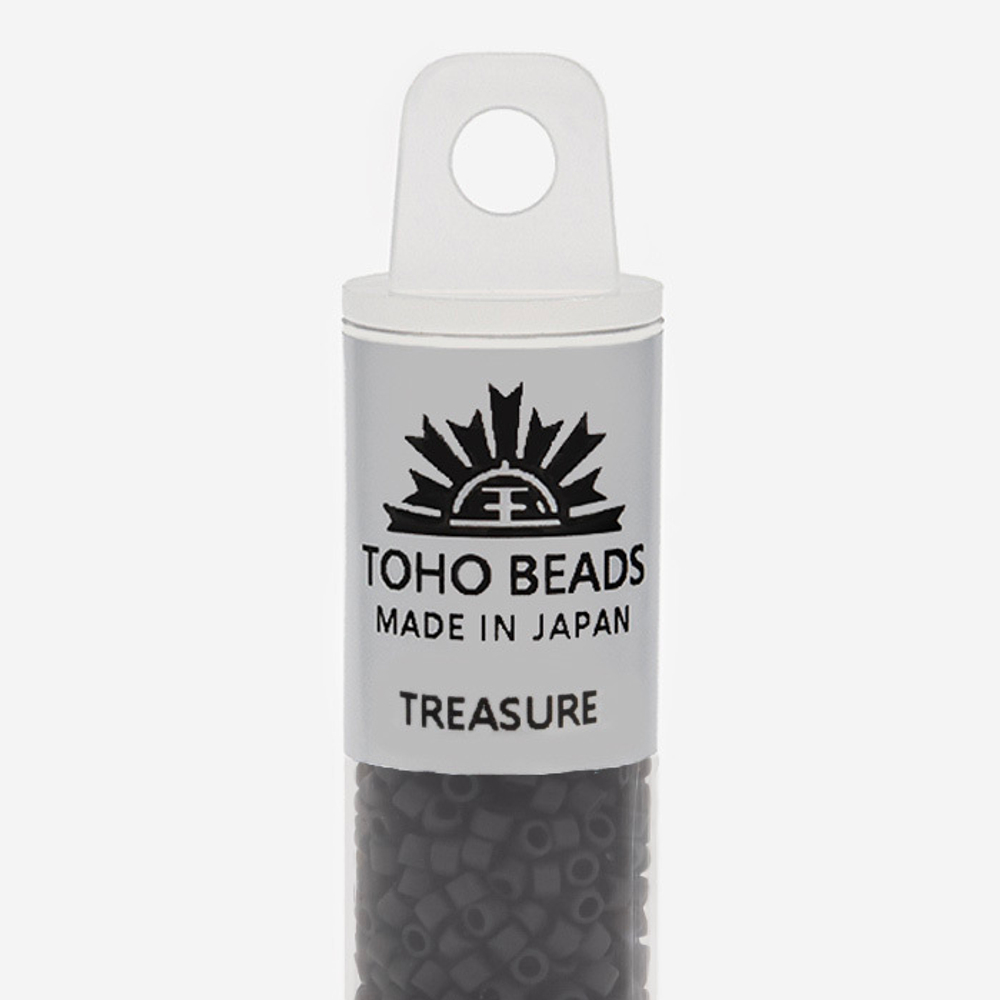 Японский бисер TOHO Treasure (№14F), прозрачный матовый