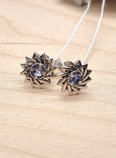 Эрцгамма. Серьги пусеты.