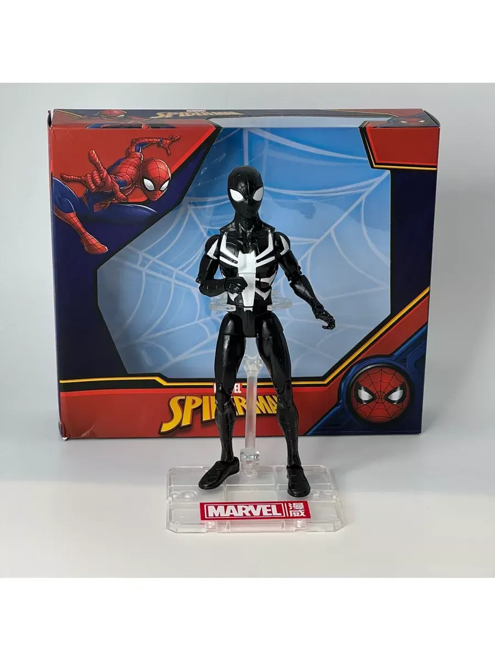 Фигурка Человек-паук Marvel ZD Toys 1902-02 чёрный