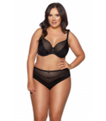 Бюстгальтер-бралетт Innesa с мягкими +size чашками (Размер: 95F) (Цвет: черный)