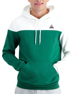 Мужская теннисная кофта Le Coq BAH Hoody N°2 SS23 - зеленый