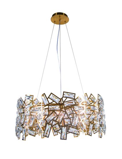 6031P/8A PLATING BRASS+CLEAR (1) Люстра NW