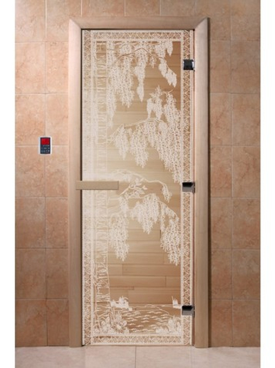 Дверь "Березка прозрачная"