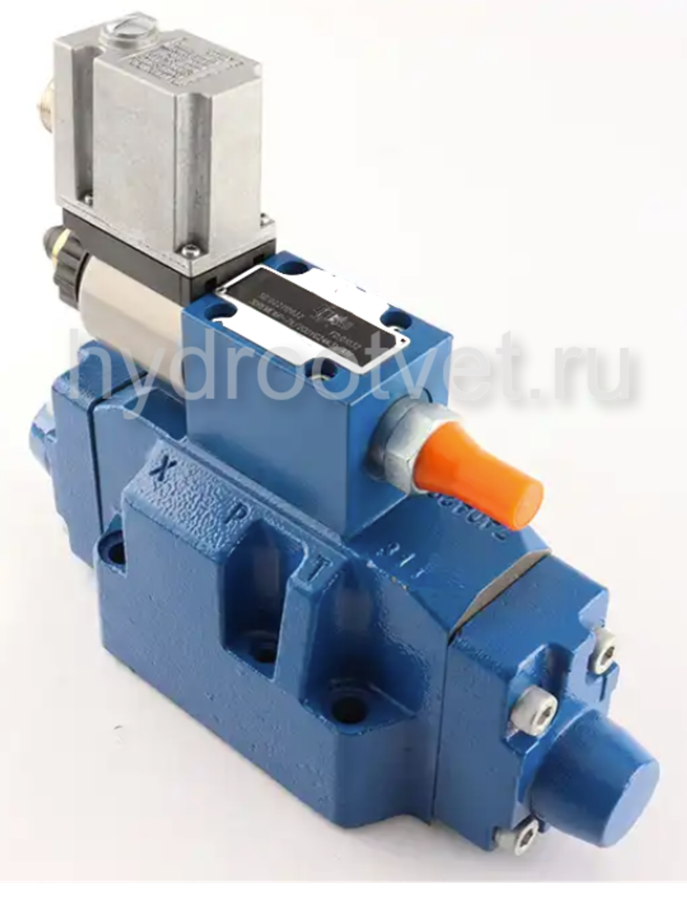 3DREME10P-6X/50YG24K31/A1V - Пропорциональный трехлинейный редукционный клапан со встроенным усилителем (OBE) и предохранительным клапаном, Ду10, давление регулировки до 50 бар, уплотнение V = FKM, сигнал управления A1 = 0–10 В