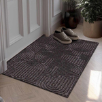 Коврик влаговпитывающий "Лабиринт" 50*100 см мокко, ворс 5мм