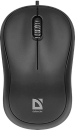 Мышь проводная Defender Patch MS-759 (Черный), USB 2кн, 1кл-кн, коробочка,  НОВИНКА!