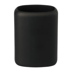 Стакан для зубных щеток Slim, черный