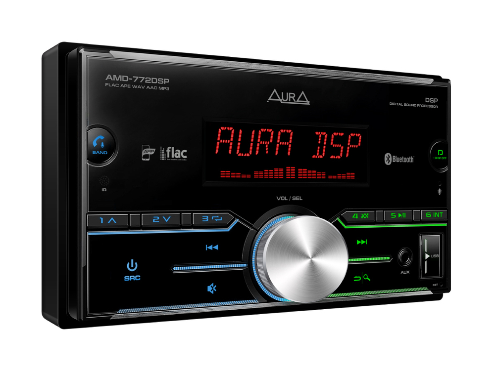 Головное устройство Aura AMH-772DSP - BUZZ Audio