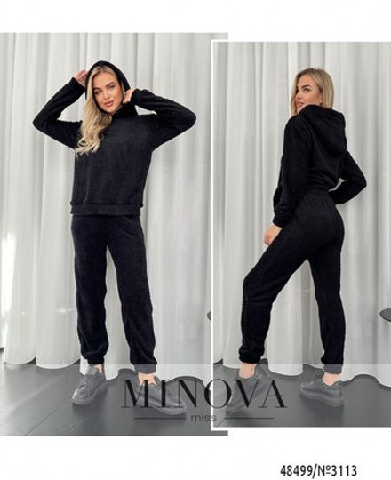 Костюм 3113-черный Minova Фото 1