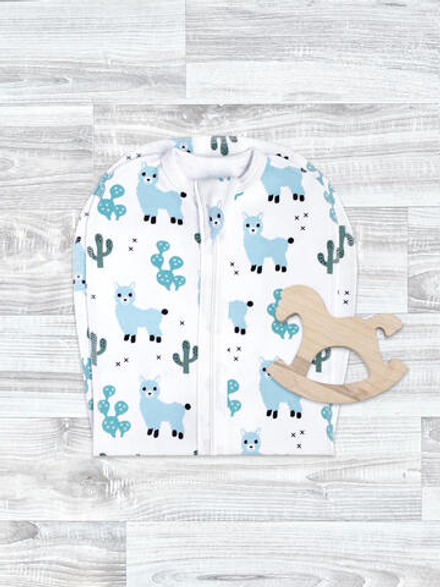 Пелёнка-кокон Mjölk Ламы Мальчики