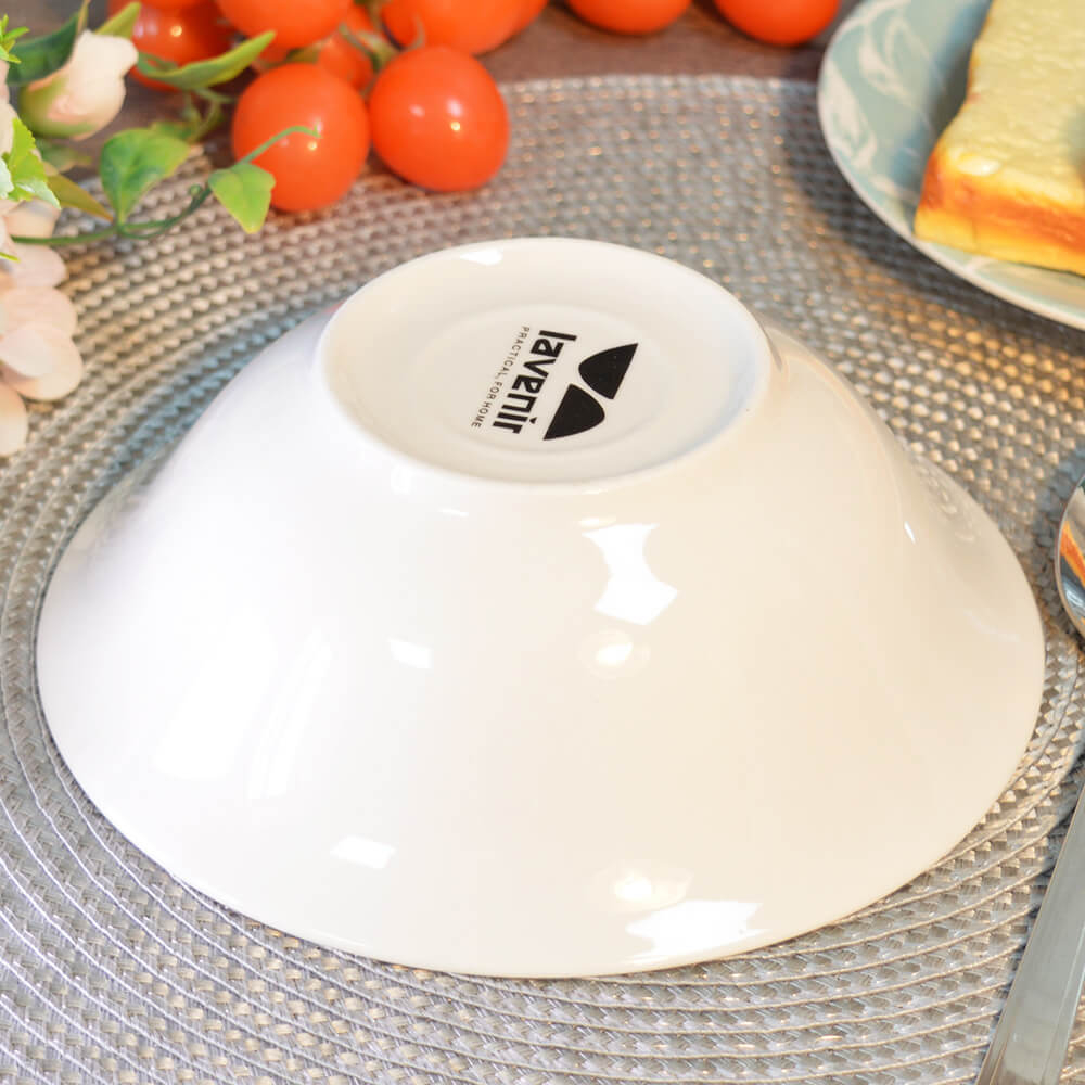 Салатник 590мл 18см Пастель гладкий край (00104157)