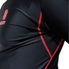 Футболка компрессионная взросл. BIG BOY Elite Line, BB-TPEL-SR-XL,с длинным рукавом, р.XL, черный