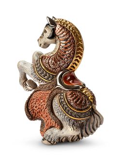 De Rosa Rinconada Статуэтка коллекционная Лошадь серая символ 2026 года