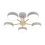 Cветодиодный светильник штанге 64Вт, 2980лм, 3000/4000/6000K, Ra>80, изменение цветовой температуры, металл/акрил, белый/золото